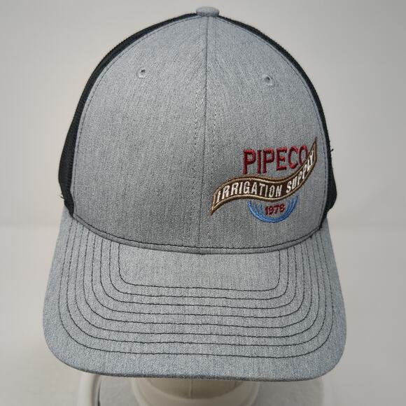 Pipeco Irrigation Supply 1978 Trucker Hat Gray OS Adjustable Mesh Richardson - Picture 2 of 11